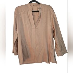 Vince Split Neck Tunic Women XS